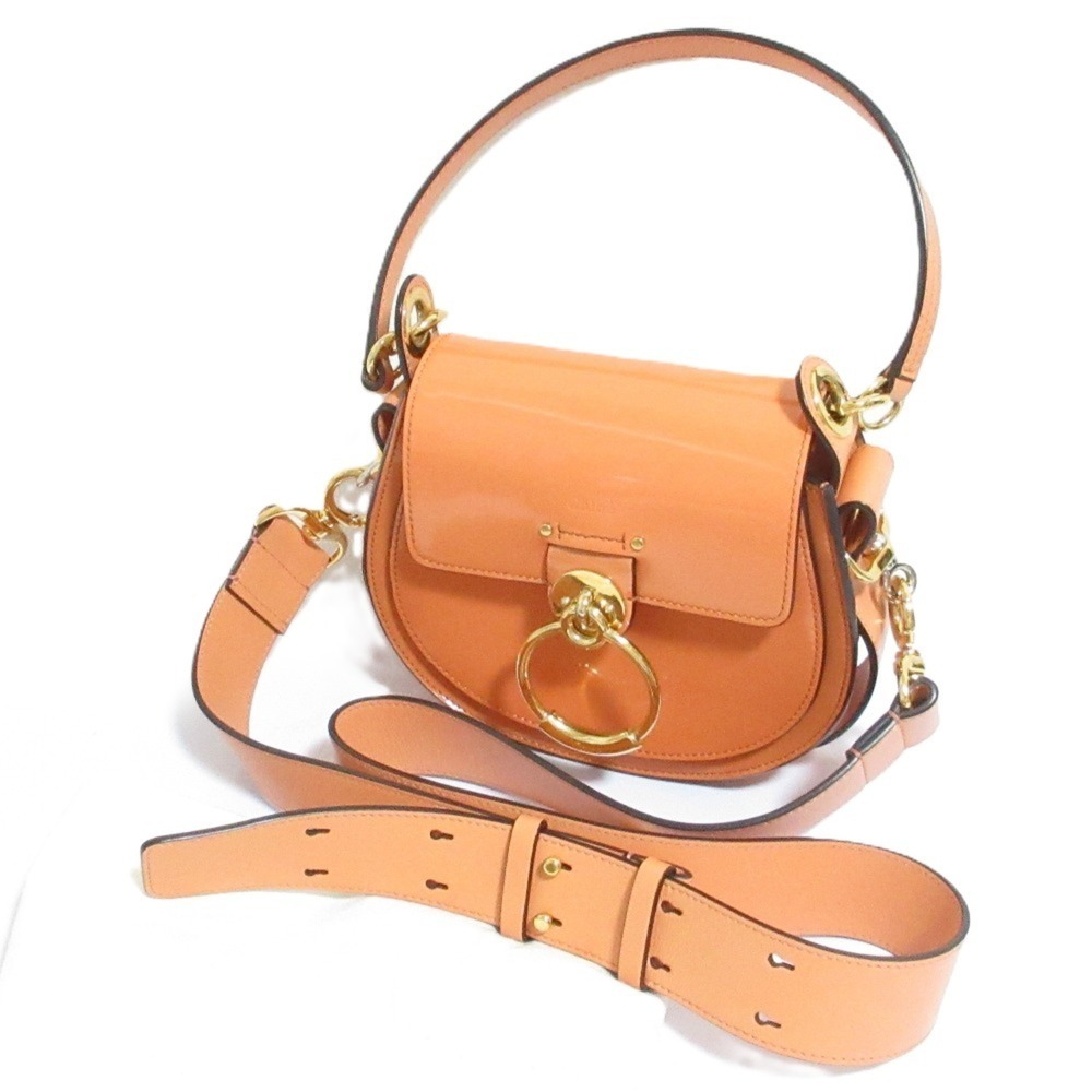 Chloé Chloe Tess Small Shoulder Bag, Light Orange, Women's